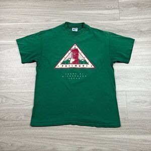 Vintage Shirt Mens Large Green Army Troop81 Single Stitch 90s